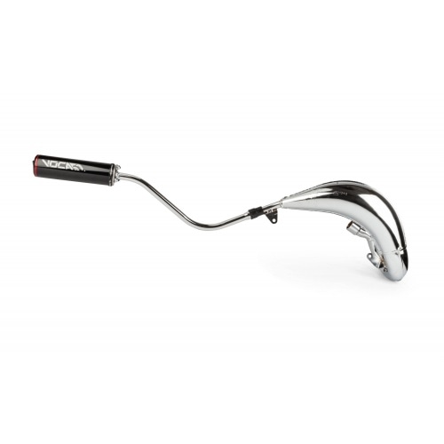 Exhaust Voca Cross Chromed 50 / 70cc CE black Beta RR after 2012 Exhaust Voca Cross Chromed 50 / 70cc CE black Beta RR after 2012