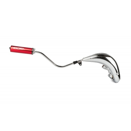 Exhaust Voca Cross Chromed 50 / 70cc CE red Beta RR after 2012 Exhaust Voca Cross Chromed 50 / 70cc CE red Beta RR after 2012
