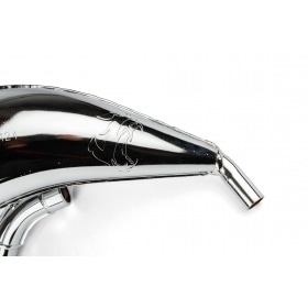 Exhaust Voca Cross Chromed 50/70cc Derbi