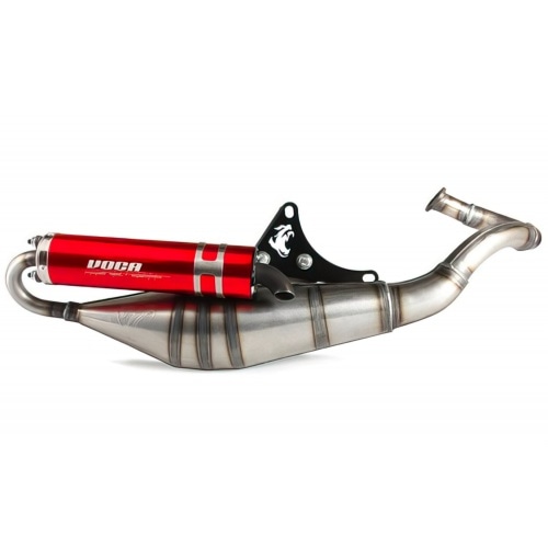 Izplūdes Voca Racing Sabotage V2 50/70 Piaggio NRG / Typhoon sarkans trokšņa slāpētājs Izplūdes Voca Racing Sabotage V2 50/70 Piaggio NRG / Typhoon sarkans trokšņa slāpētājs