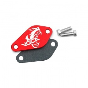 Oil pump cover VOCA Style, universal geared mopeds (Minarelli AM6, Derbi), red
