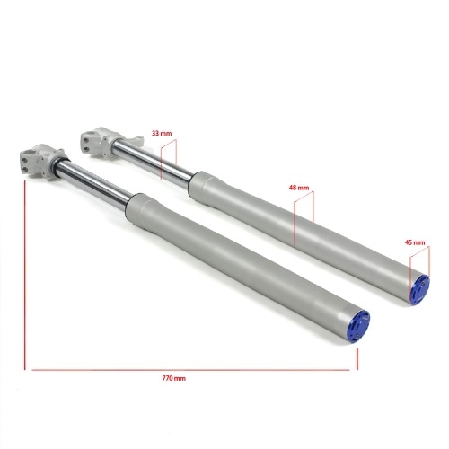 Fork Tubes 770mm - d.45/48mm Volt V-One Pit Bike / Dirt Bike Fork Tubes 770mm - d.45/48mm Volt V-One Pit Bike / Dirt Bike