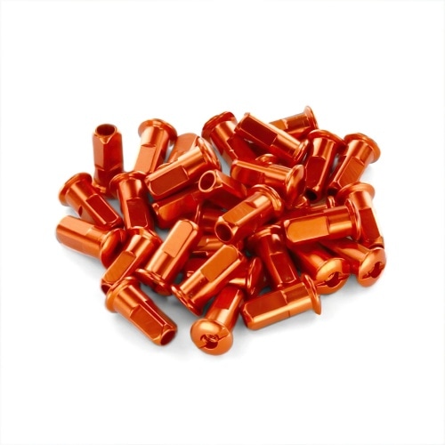 Spoke Nipples aluminium (x32) Volt Racing orange Spoke Nipples aluminium (x32) Volt Racing orange