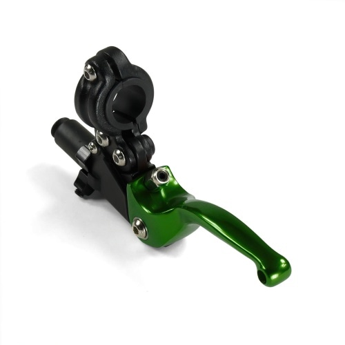 Clutch Lever folding with mount Volt Racing green Clutch Lever folding with mount Volt Racing green