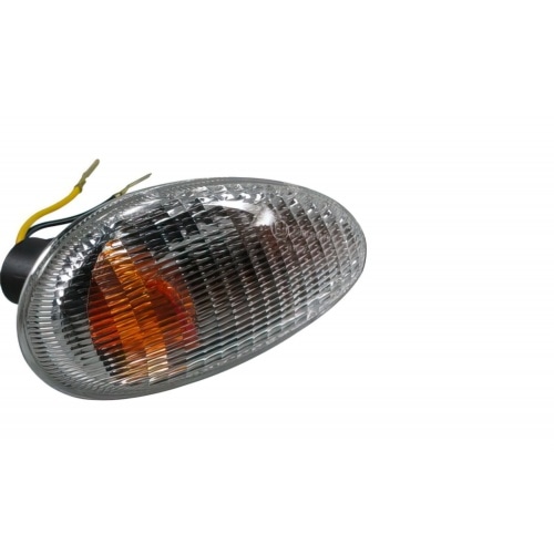 Indicator Vespa ET2/ET4, front right, clear glass, homologated Indicator Vespa ET2/ET4, front right, clear glass, homologated