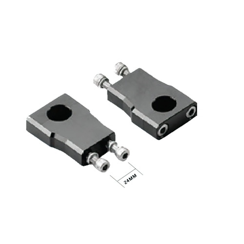 Handlebar Clamps adjustable d.28,6mm – 55mm black Handlebar Clamps adjustable d.28,6mm – 55mm black