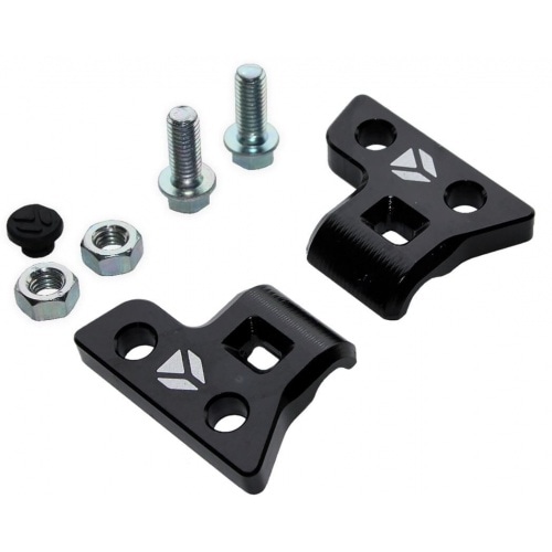 Bremžu šļūtenes kronšteinu komplekts CNC melns YCF Factory Pit Bike / Dirt Bike Bremžu šļūtenes kronšteinu komplekts CNC melns YCF Factory Pit Bike / Dirt Bike