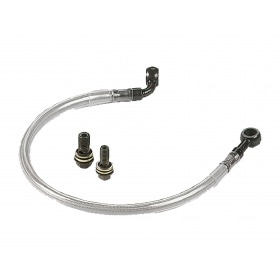 Bremžu šļūtene aizmugurējā 465mm - Banjo 10/10mm bez plastmasas uzmavas YCF Pit Bike