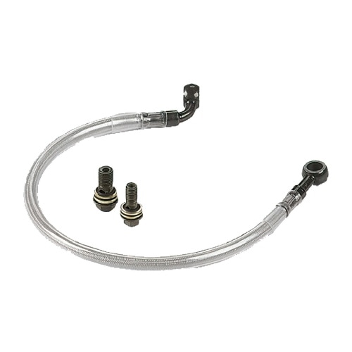 Bremžu šļūtene aizmugurējā 465mm - Banjo 10/10mm bez plastmasas uzmavas YCF Pit Bike Bremžu šļūtene aizmugurējā 465mm - Banjo 10/10mm bez plastmasas uzmavas YCF Pit Bike