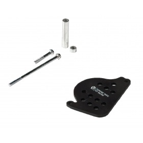 Aizsargplāksne priekšējā zobratiņa (ar skrūvēm + bukses) melna YCF Pit Bike / Dirt Bike