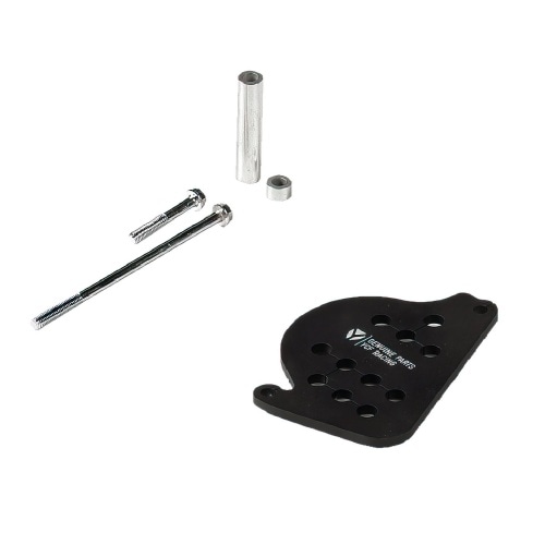 Aizsargplāksne priekšējā zobratiņa (ar skrūvēm + bukses) melna YCF Pit Bike / Dirt Bike Aizsargplāksne priekšējā zobratiņa (ar skrūvēm + bukses) melna YCF Pit Bike / Dirt Bike