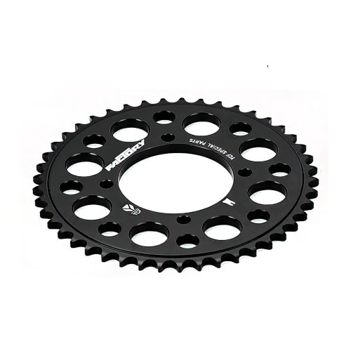 Aizmugurējā sprocket alumīnija CNC 420 - 43 zobi - 4 skrūves YCF Pit Bike melns Aizmugurējā sprocket alumīnija CNC 420 - 43 zobi - 4 skrūves YCF Pit Bike melns