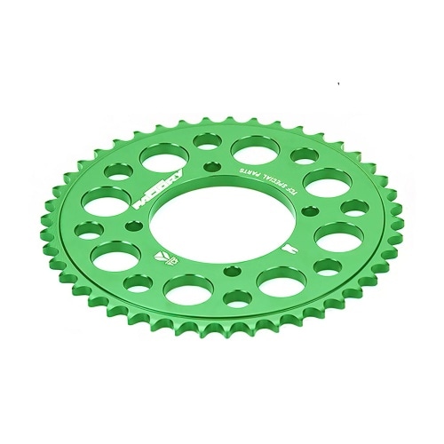 Aizmugurējā sprocket alumīnija CNC 420 - 43 zobi - 4 skrūves YCF Pit Bike melns Aizmugurējā sprocket alumīnija CNC 420 - 43 zobi - 4 skrūves YCF Pit Bike melns