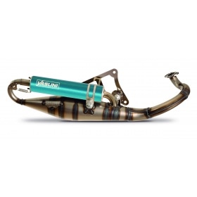 Exhaust Yasuni R-Pro Peugeot liegend / Morini Blue