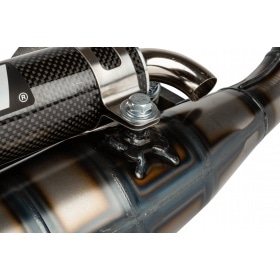 Izplūdes Yasuni 'R' Black Edition oglekļa izskats Derbi Hunter / Paddock / Atlantis / Peugeot Ludix AC