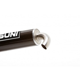 Izplūdes Yasuni 'R' Black Edition oglekļa izskats Derbi Hunter / Paddock / Atlantis / Peugeot Ludix AC