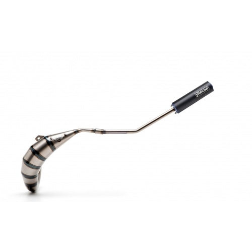 Exhaust Yasuni Cross HM black / blue Derbi X-treme Exhaust Yasuni Cross HM black / blue Derbi X-treme