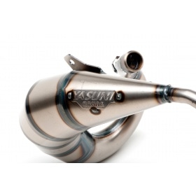 Exhaust Yasuni Cross HM black / red Derbi X-treme