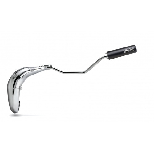 Exhaust Yasuni Cross ML chrome black Derbi X-treme Exhaust Yasuni Cross ML chrome black Derbi X-treme