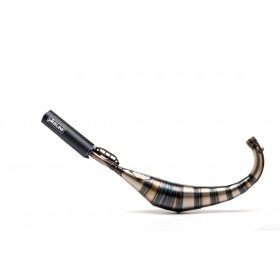 Exhaust Yasuni R3 black / blue AM6 / Derbi