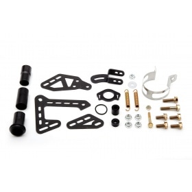 Exhaust Yasuni R2 black / red AM6 / Derbi