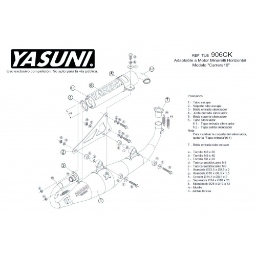 Выхлопная труба Yasuni C16 Black Yamaha Aerox / MBK Nitro Выхлопная труба Yasuni C16 Black Yamaha Aerox / MBK Nitro