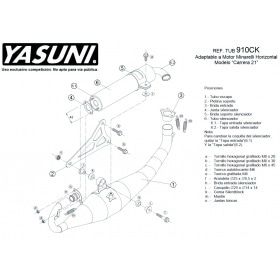 Izplūdes Yasuni Carrera 21 Black Yamaha Aerox / MBK Nitro