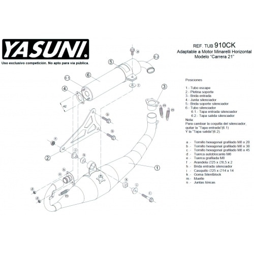 Выхлопная труба Yasuni Carrera 21 Black Yamaha Aerox / MBK Nitro Выхлопная труба Yasuni Carrera 21 Black Yamaha Aerox / MBK Nitro