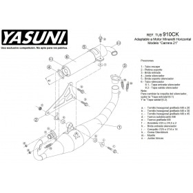 Izplūdes Yasuni Carrera 21 Black Edition Yamaha Aerox / MBK Nitro