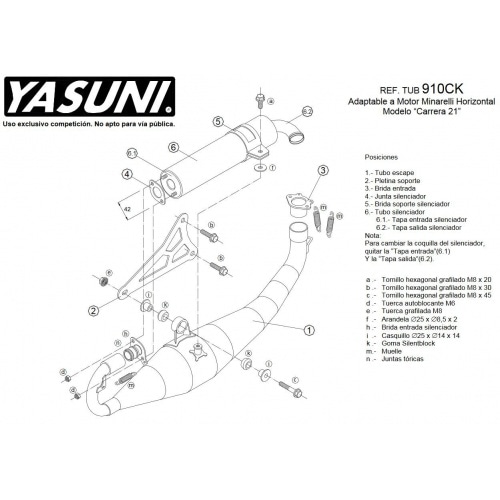 Выхлопная труба Yasuni Carrera 21 Black Edition Yamaha Aerox / MBK Nitro Выхлопная труба Yasuni Carrera 21 Black Edition Yamaha Aerox / MBK Nitro