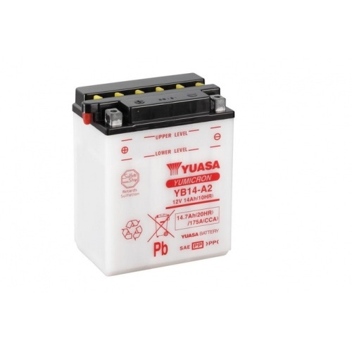 Battery Yuasa YuMicron YB14-A2 (delivered without acid) Battery Yuasa YuMicron YB14-A2 (delivered without acid)