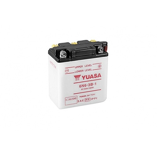 Battery Yuasa 6N6-3B-1 (delivered without acid) Battery Yuasa 6N6-3B-1 (delivered without acid)