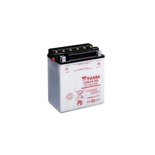 Battery Yuasa 12N14-3A (delivered without acid) Battery Yuasa 12N14-3A (delivered without acid)