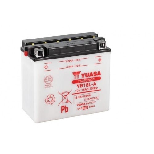 Battery Yuasa YuMicron YB18L-A (delivered without acid) Battery Yuasa YuMicron YB18L-A (delivered without acid)