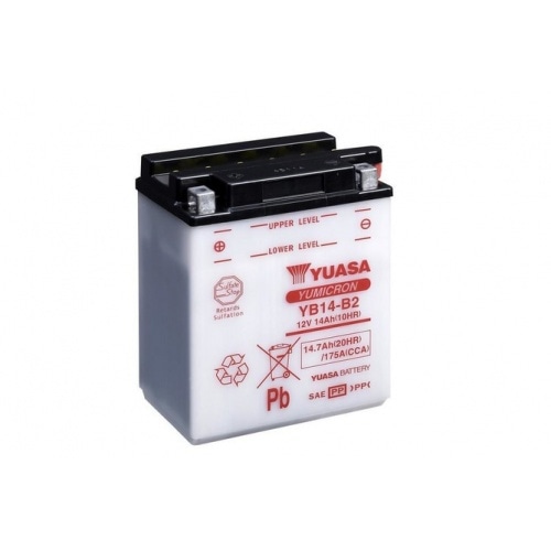 Battery Yuasa YuMicron YB14-B2 (delivered without acid) Battery Yuasa YuMicron YB14-B2 (delivered without acid)