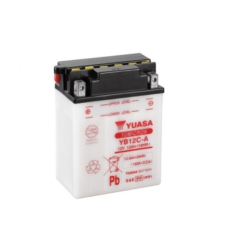 Battery Yuasa YuMicron YB12C-A (delivered without acid) Battery Yuasa YuMicron YB12C-A (delivered without acid)
