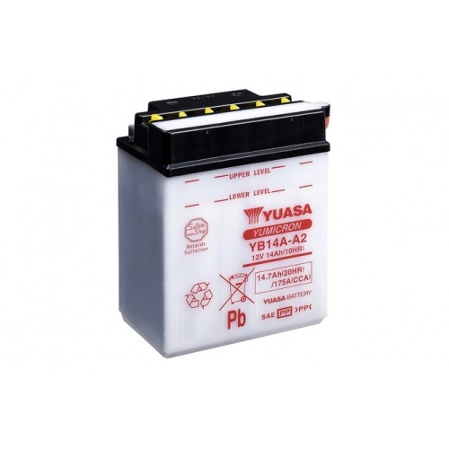 Battery Yuasa YuMicron YB14A-A2 (delivered without acid) Battery Yuasa YuMicron YB14A-A2 (delivered without acid)