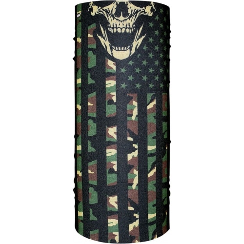 Necktube Motley Tube Zanheadgear Polyester Woodland Camo karogs Necktube Motley Tube Zanheadgear Polyester Woodland Camo karogs