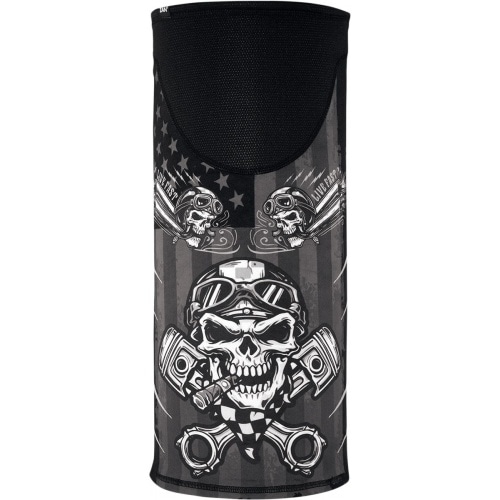 e Motley Tube Zanheadgear Sportflex vējnecaurlaidīgs Biker Skull e Motley Tube Zanheadgear Sportflex vējnecaurlaidīgs Biker Skull
