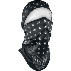 Balaklava Zanheadgear Sportflex Convertible Black Paisley